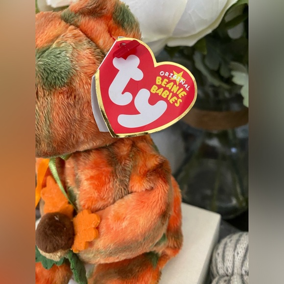 🍁 SUPER RARE TY BEANIE BABY “LEAVES”. 2006 INTERNET EXCLUSIVE! HARD TO FIND! - Picture 5 of 6